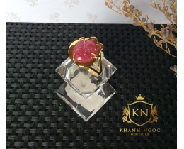 Nhẫn Hồ Ly Đá Ruby Vàng 18k