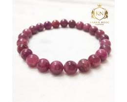 Vòng Tay Đá Tourmaline hồng 7li